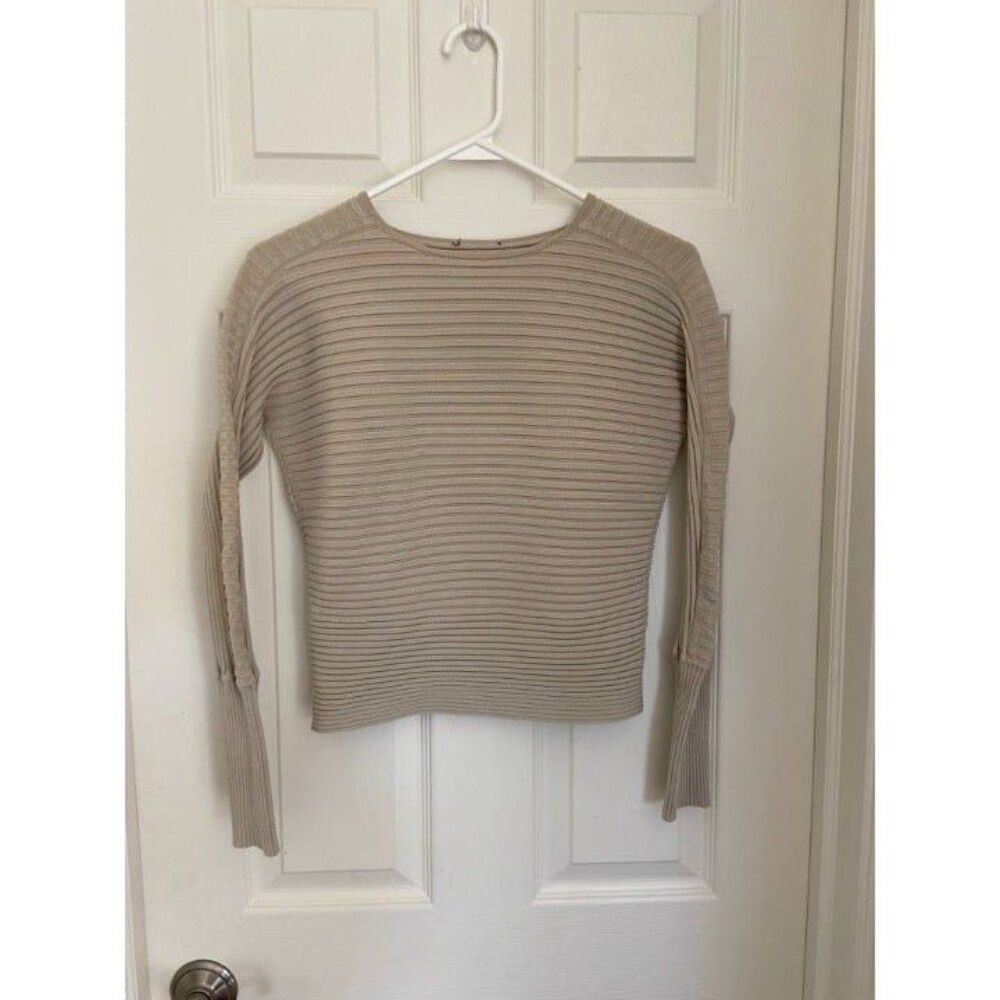 Tan Ribbed Top (Small)